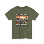 “Back to School? Nah. Back to Work.” Vintage Tradesman T Shirt