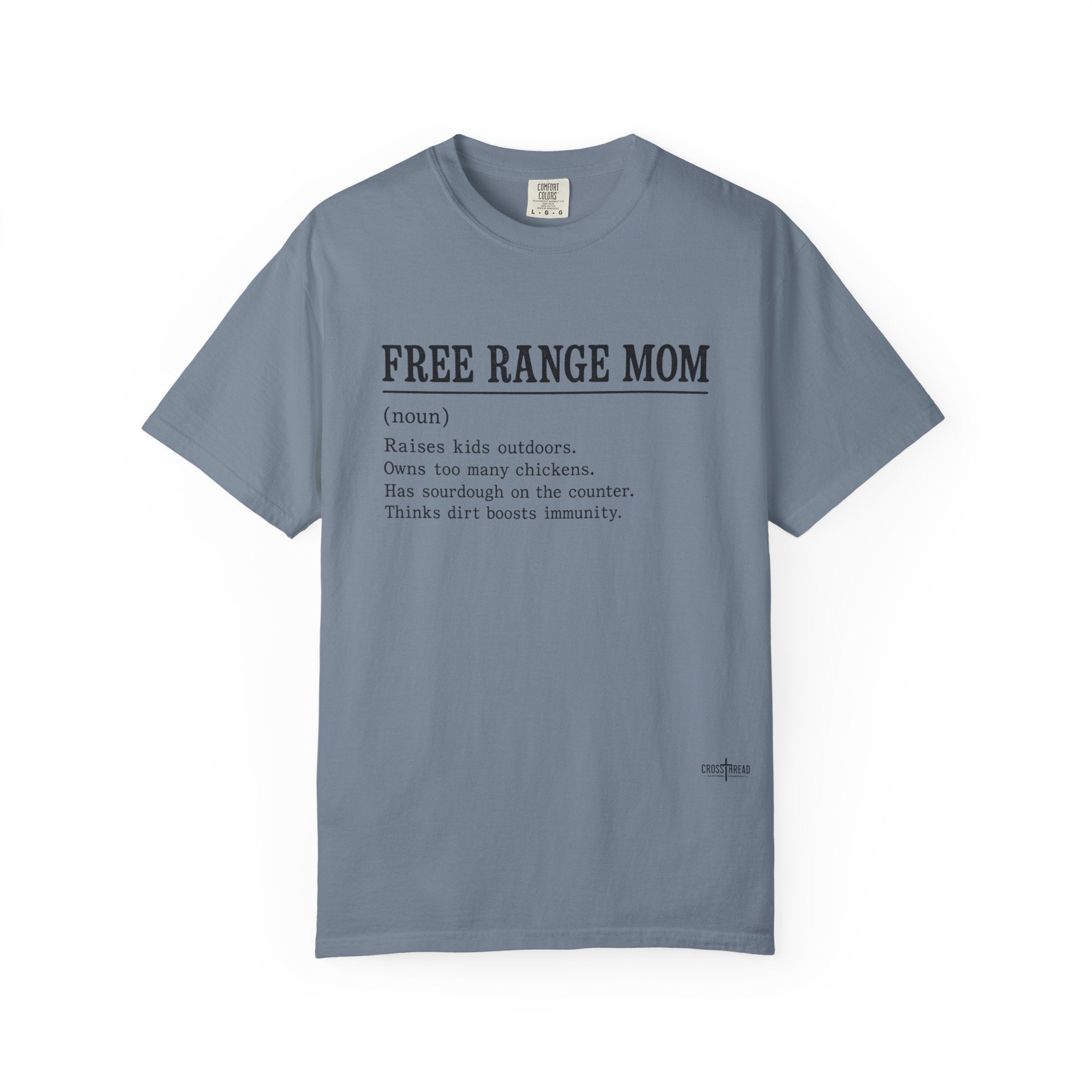 Free Range Mom Definition Tee