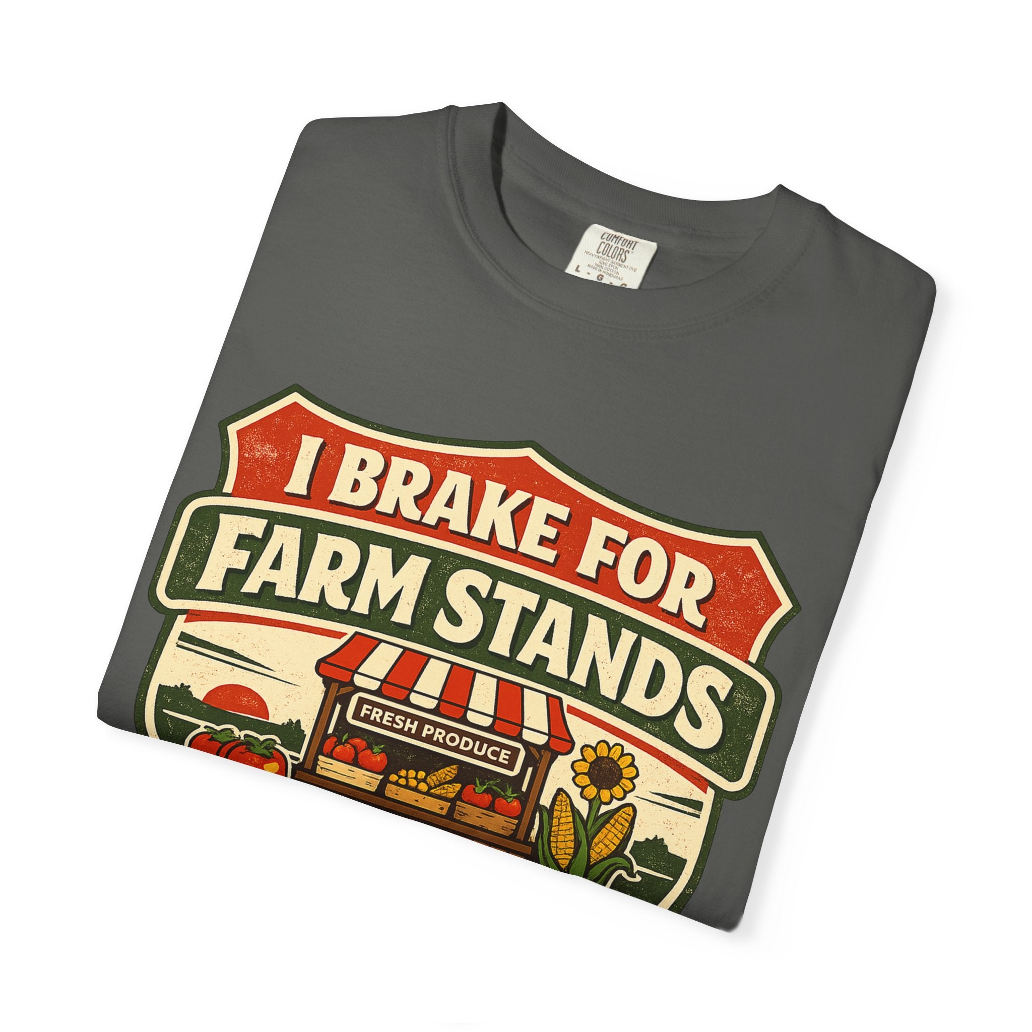 “I Brake for Farm Stands” Vintage Farm Market Tee