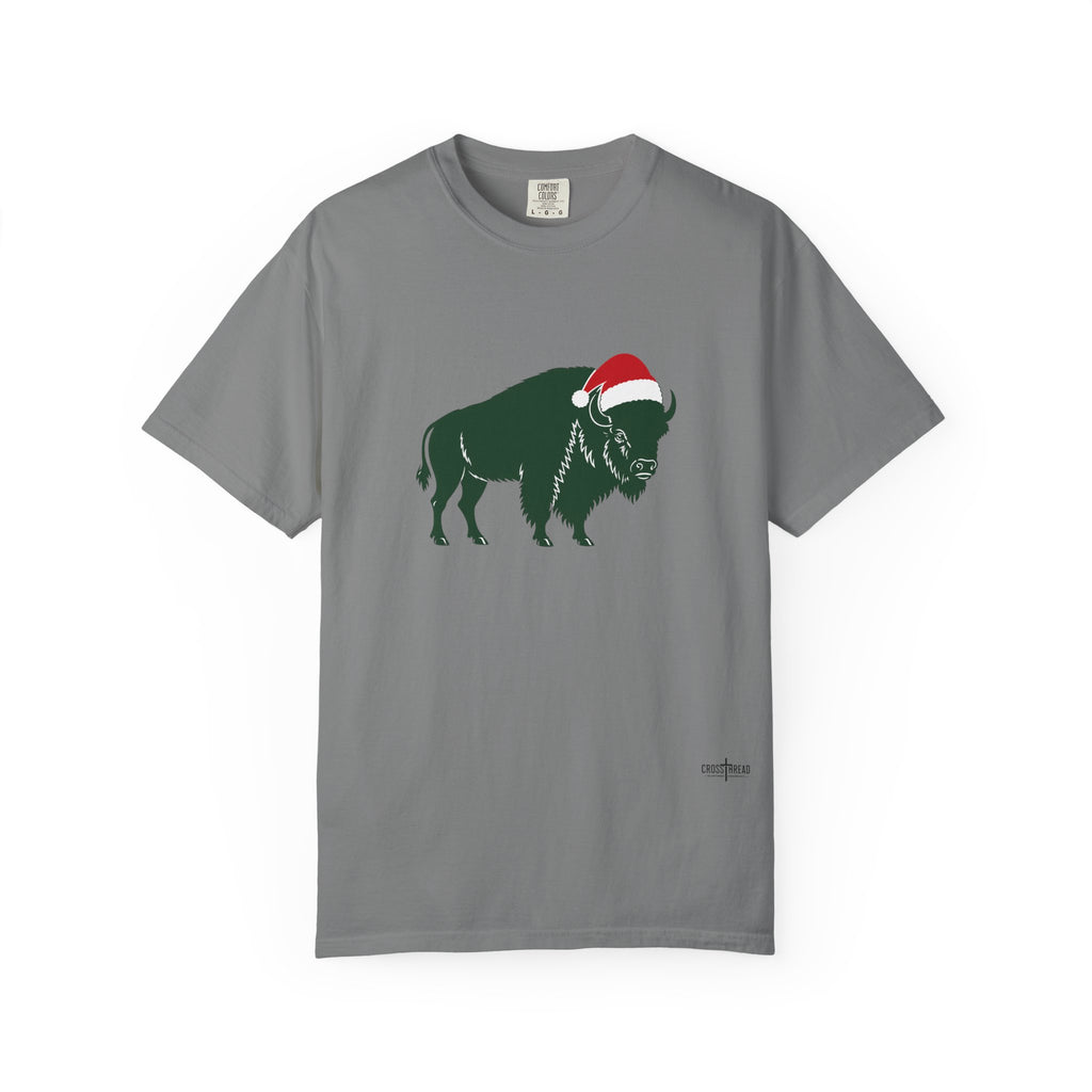 Buffalo Santa Hat Comfort Colors T-Shirt