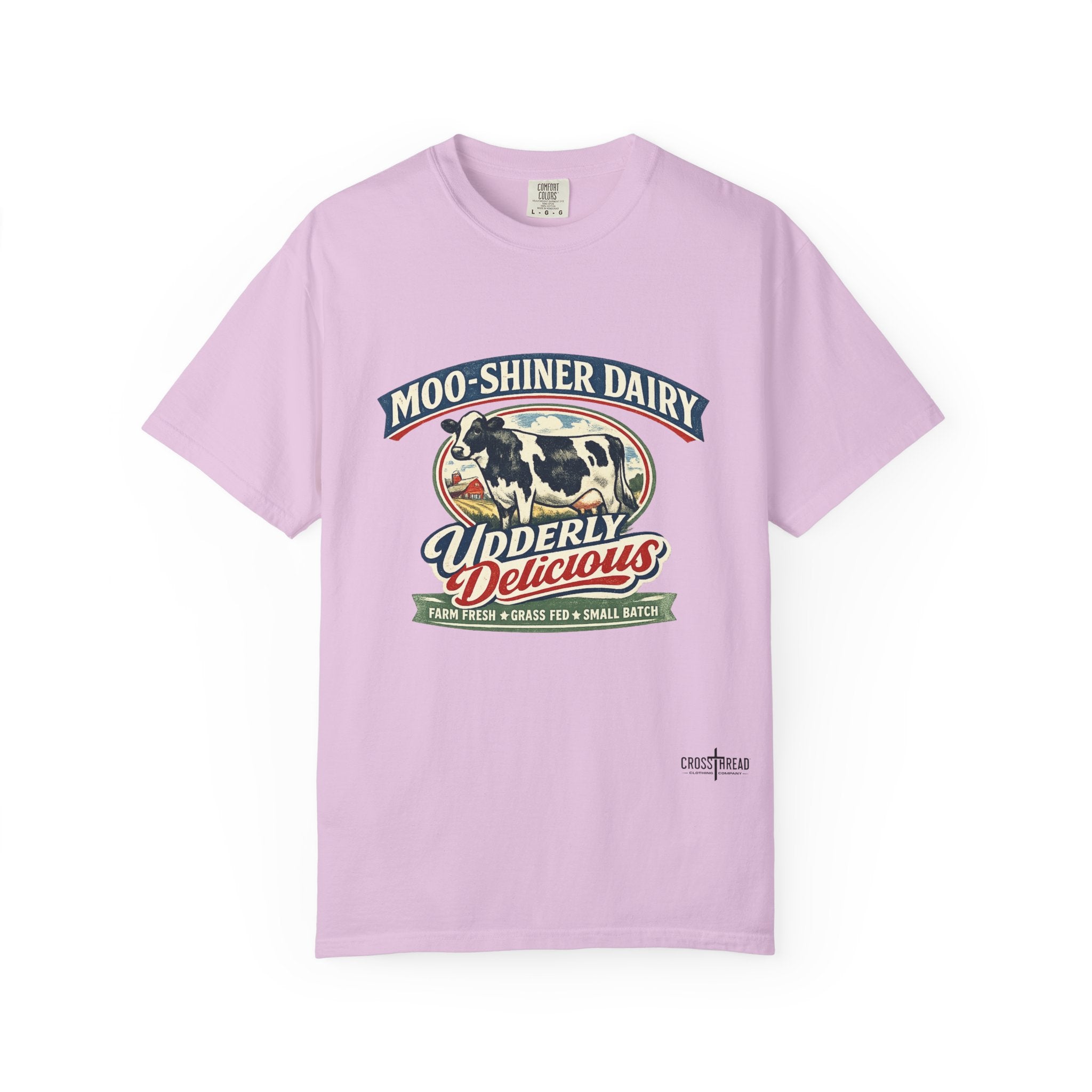 “Moo-Shiner Dairy” Udderly Delicious Graphic Tee