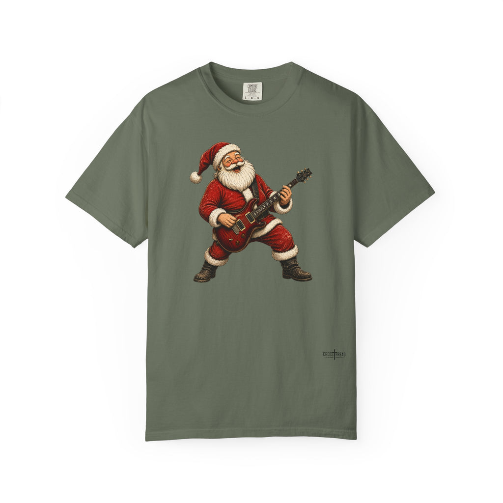 Santa PRS-Style Guitar Comfort Colors Shirt