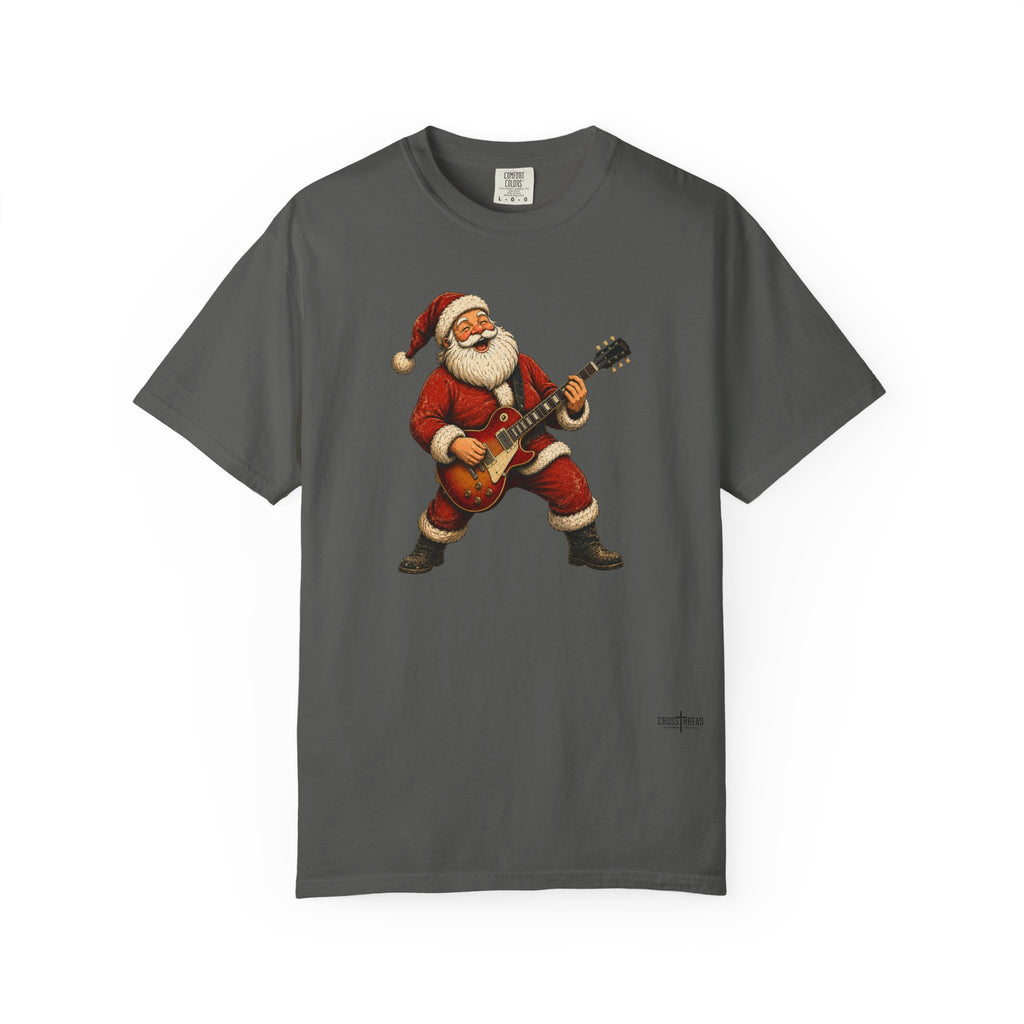 Santa LP-Style Guitar Comfort Colors Shirt