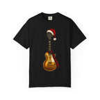 Christmas LP-Style Gold Guitar Comfort Colors Shirt
