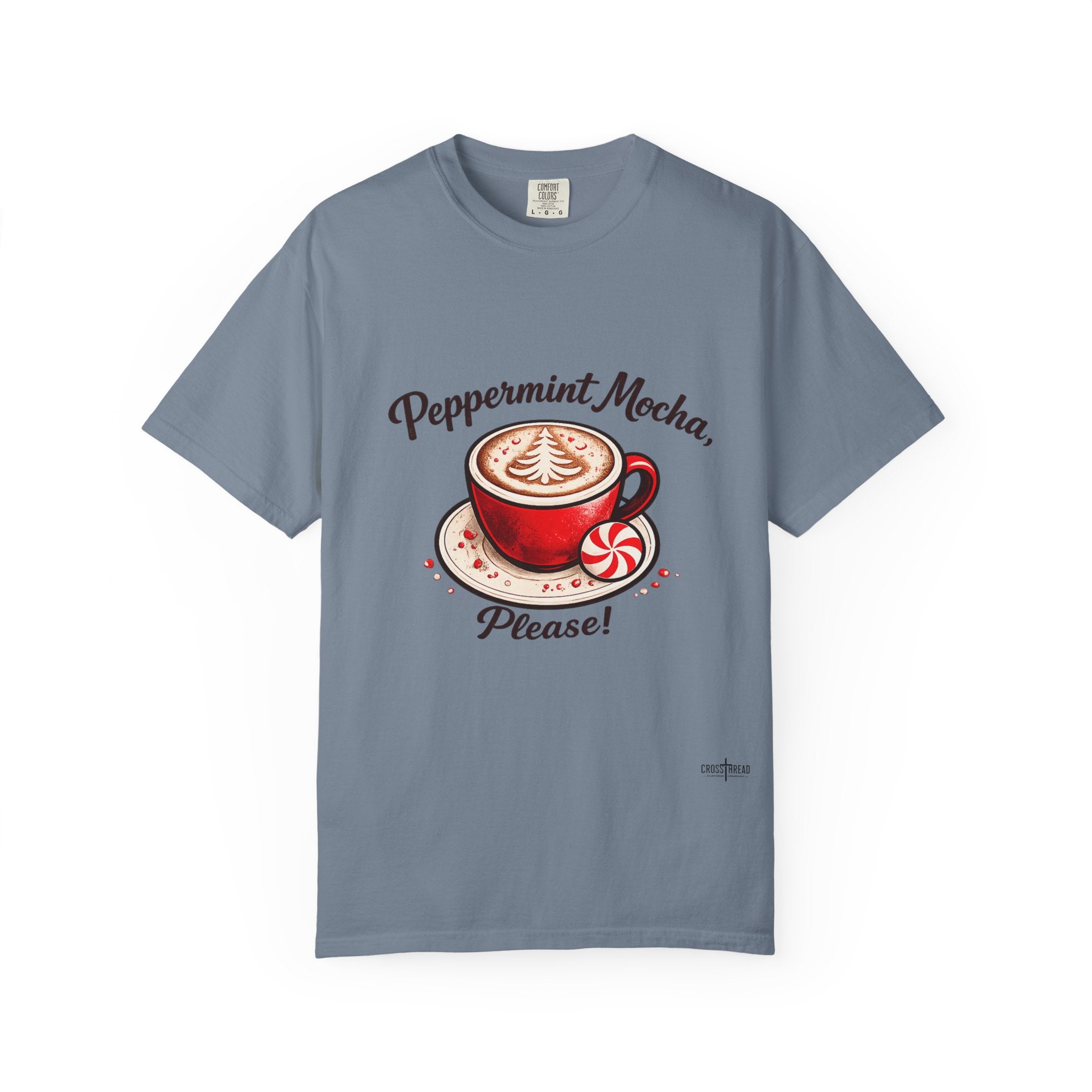 Peppermint Mocha Please Mug — Festive Holiday Coffee Cup T Shirt