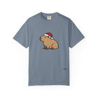 Capybara Santa Hat Comfort Colors T-Shirt