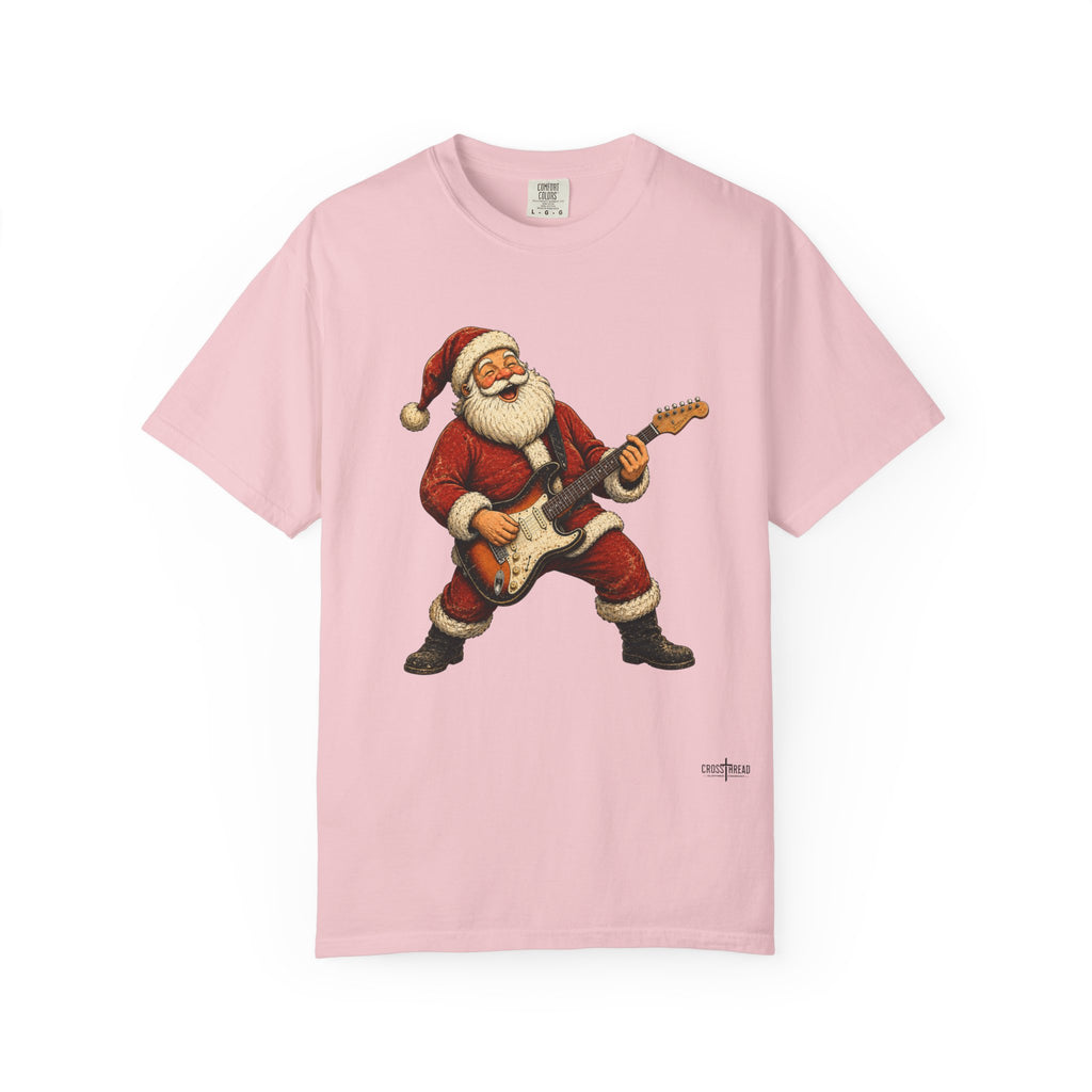 Santa S-Style Guitar Comfort Colors Shirt