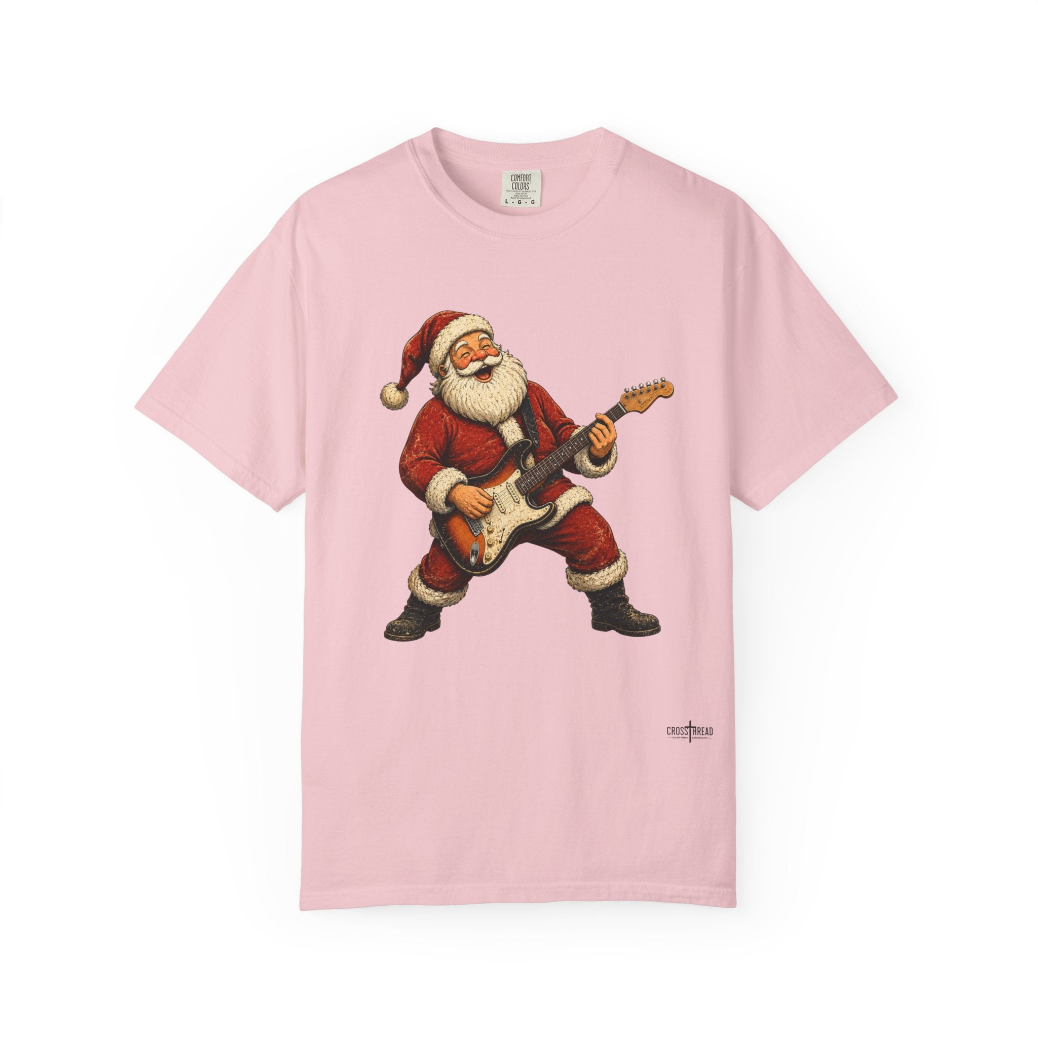Santa S-Style Guitar Comfort Colors Shirt