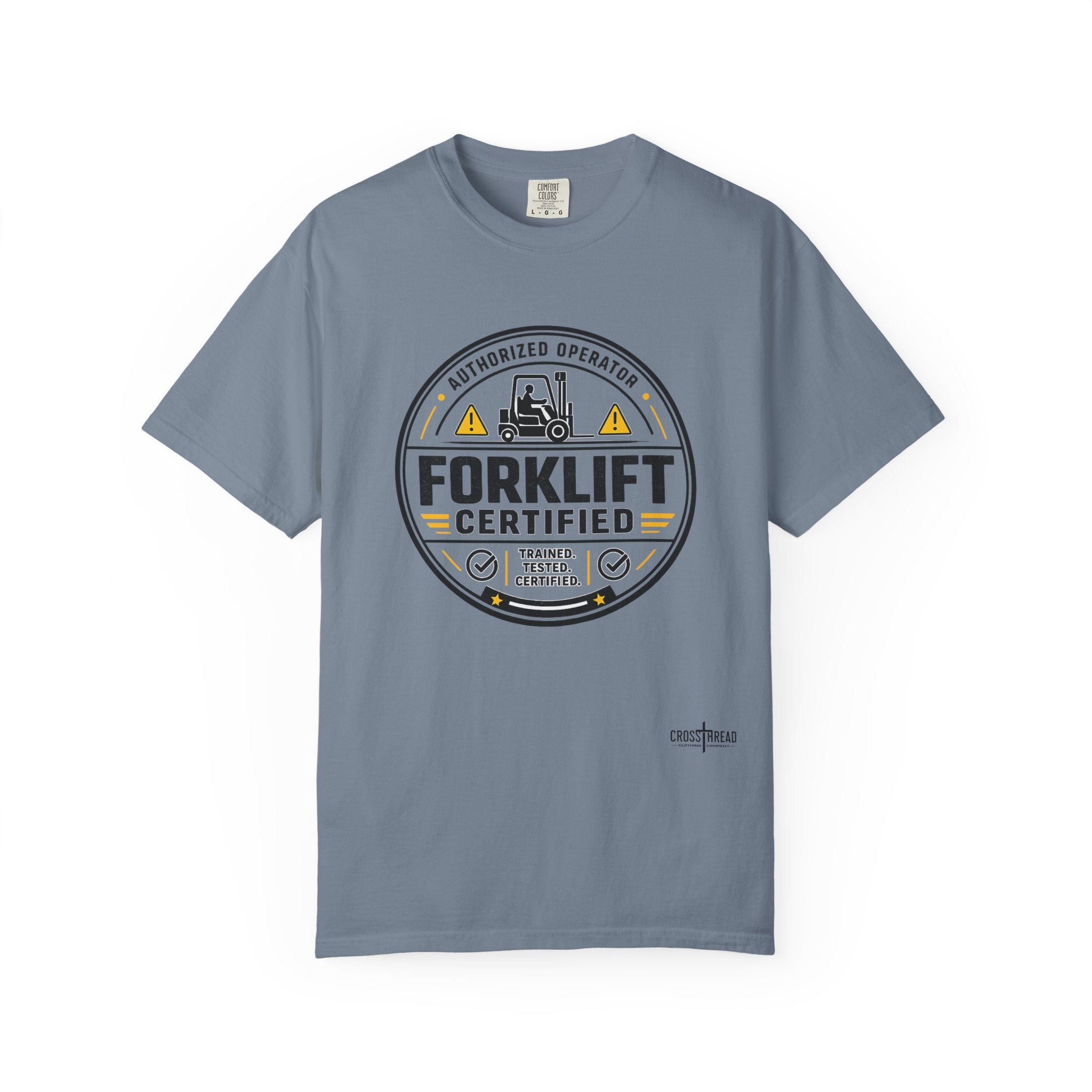 Forklift Certified T-Shirt — Vintage Industrial Graphic Tee