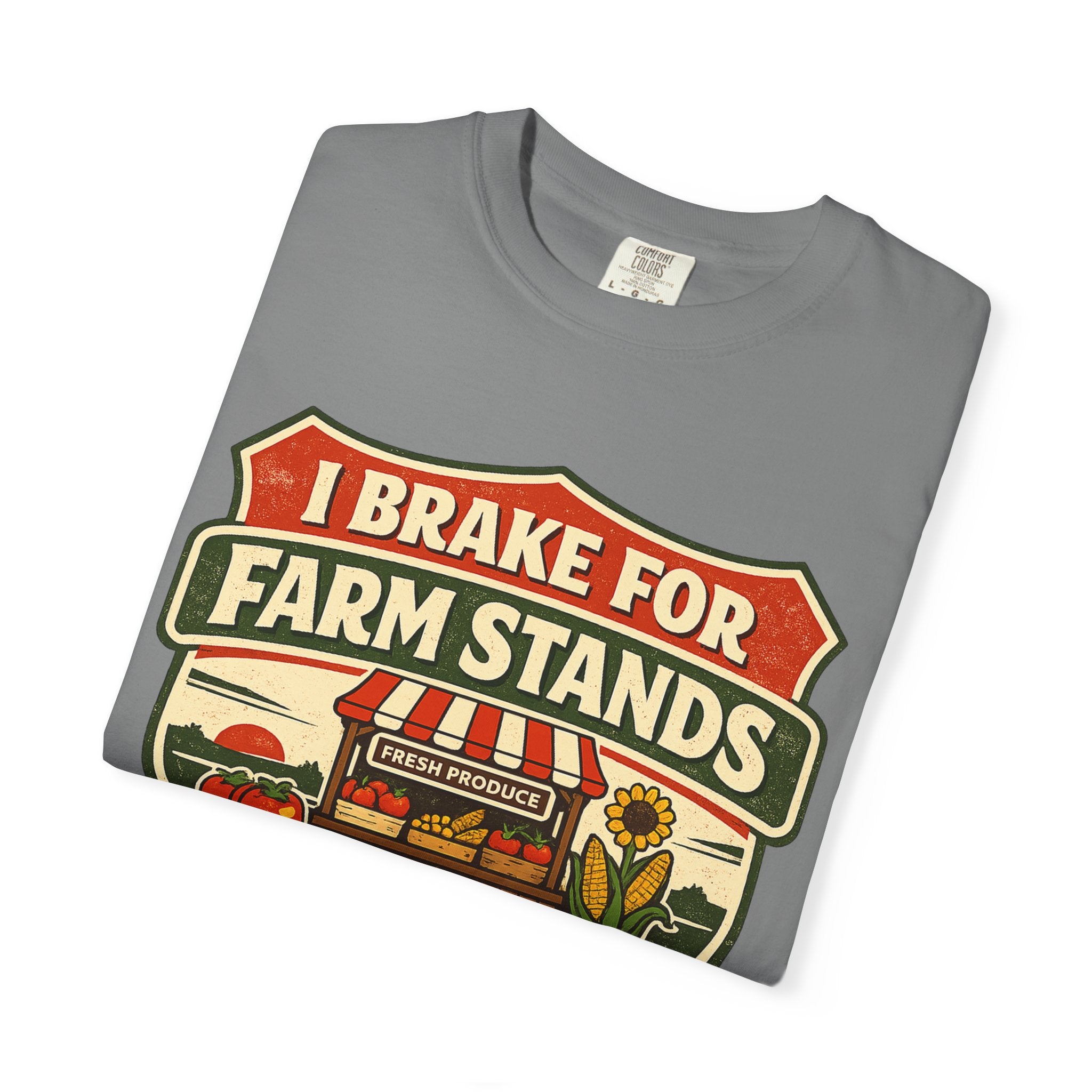 “I Brake for Farm Stands” Vintage Farm Market Tee