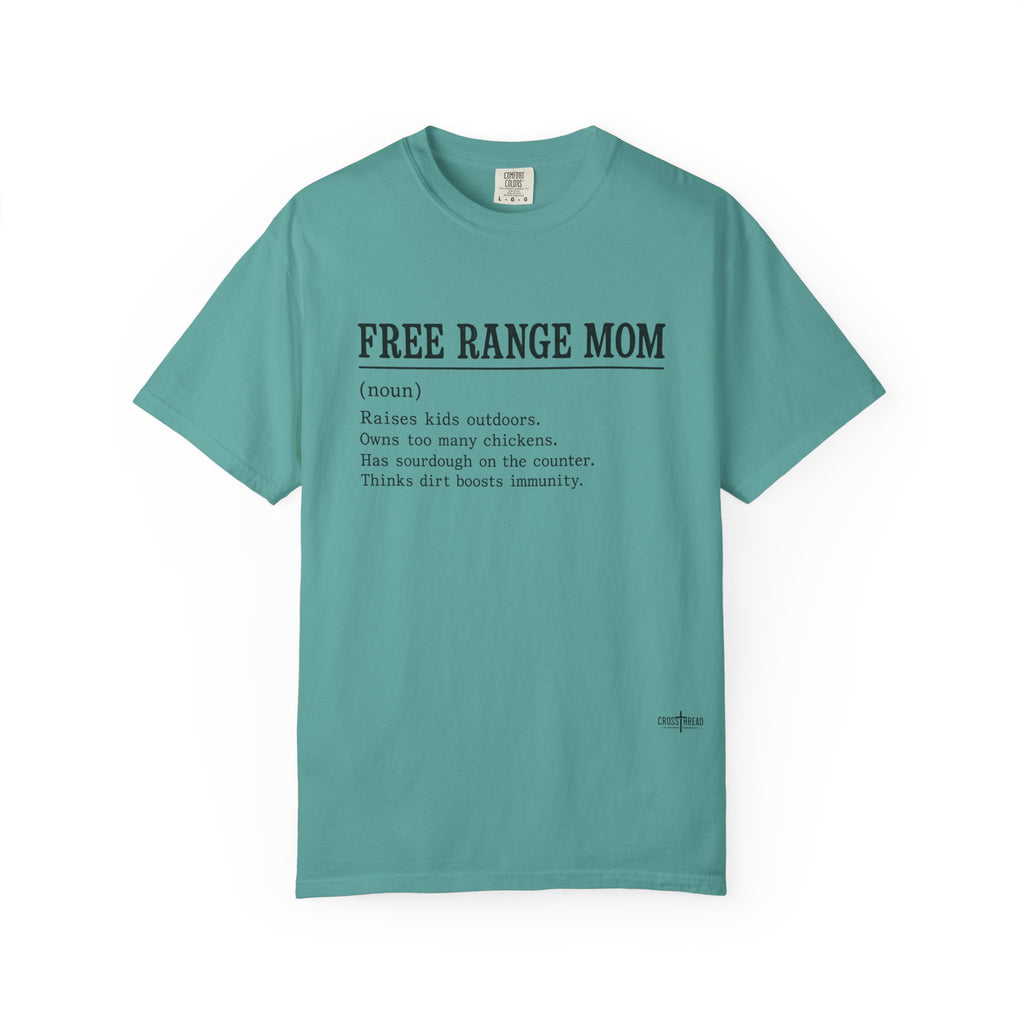 Free Range Mom Definition Tee