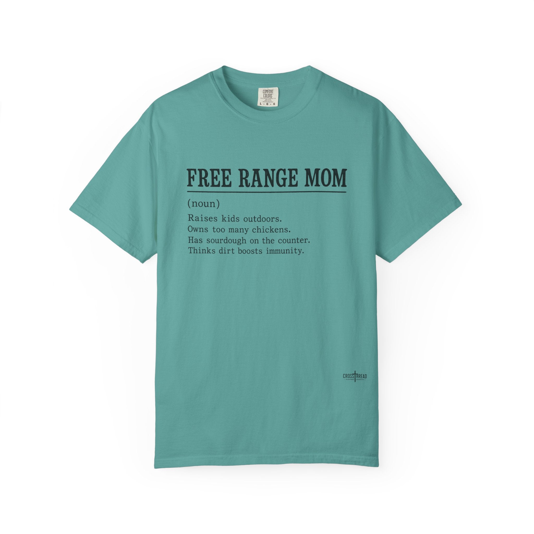 Free Range Mom Definition Tee
