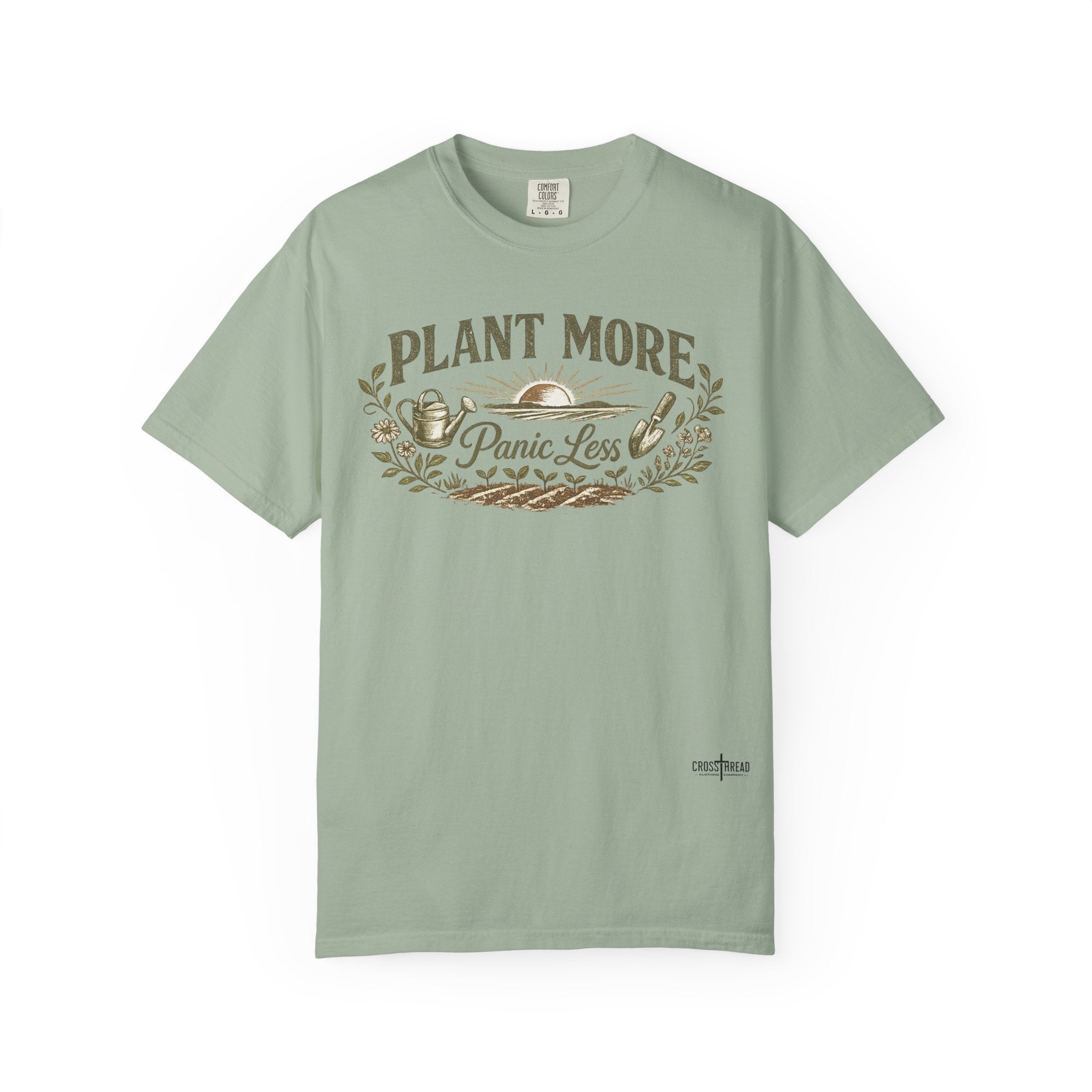 Plant More Panic Less T-Shirt