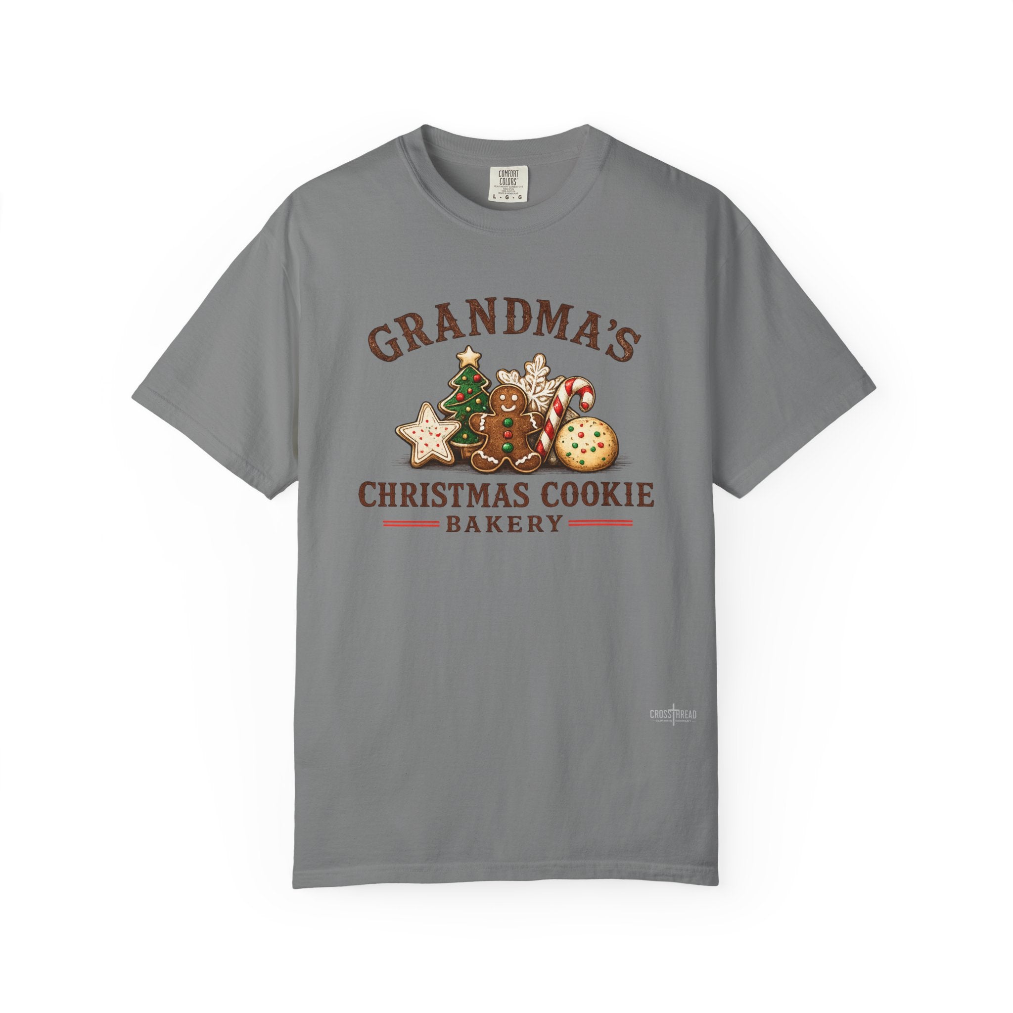 Grandma's Christmas Cookie Bakery Comfort Colors T-Shirt
