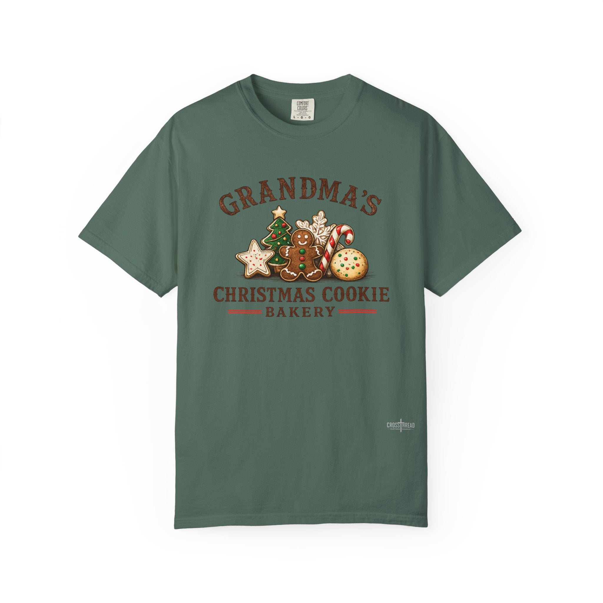 Grandma's Christmas Cookie Bakery Comfort Colors T-Shirt