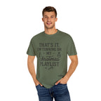 Turning On My Christmas Playlist Comfort Colors T-shirt