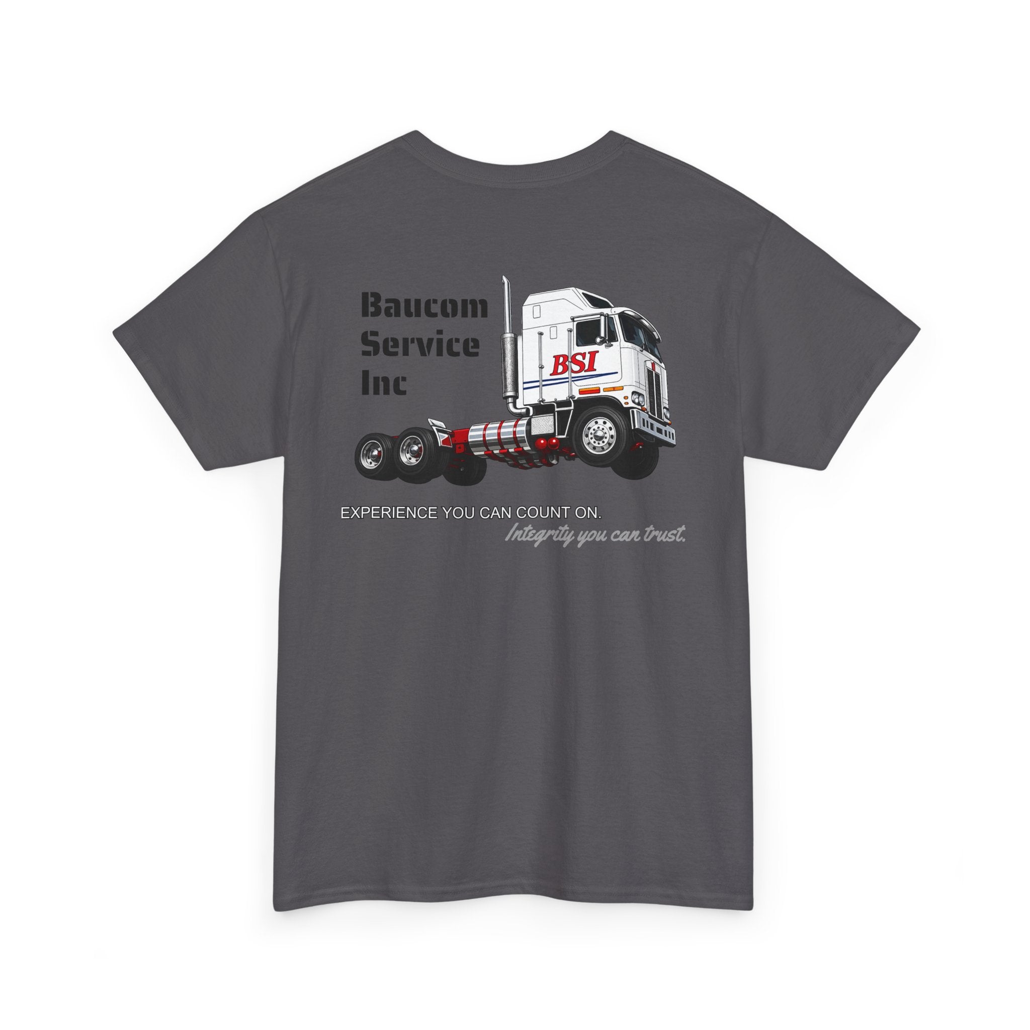 Truck Company Tee — BSI Semi-Truck Graphic T-Shirt