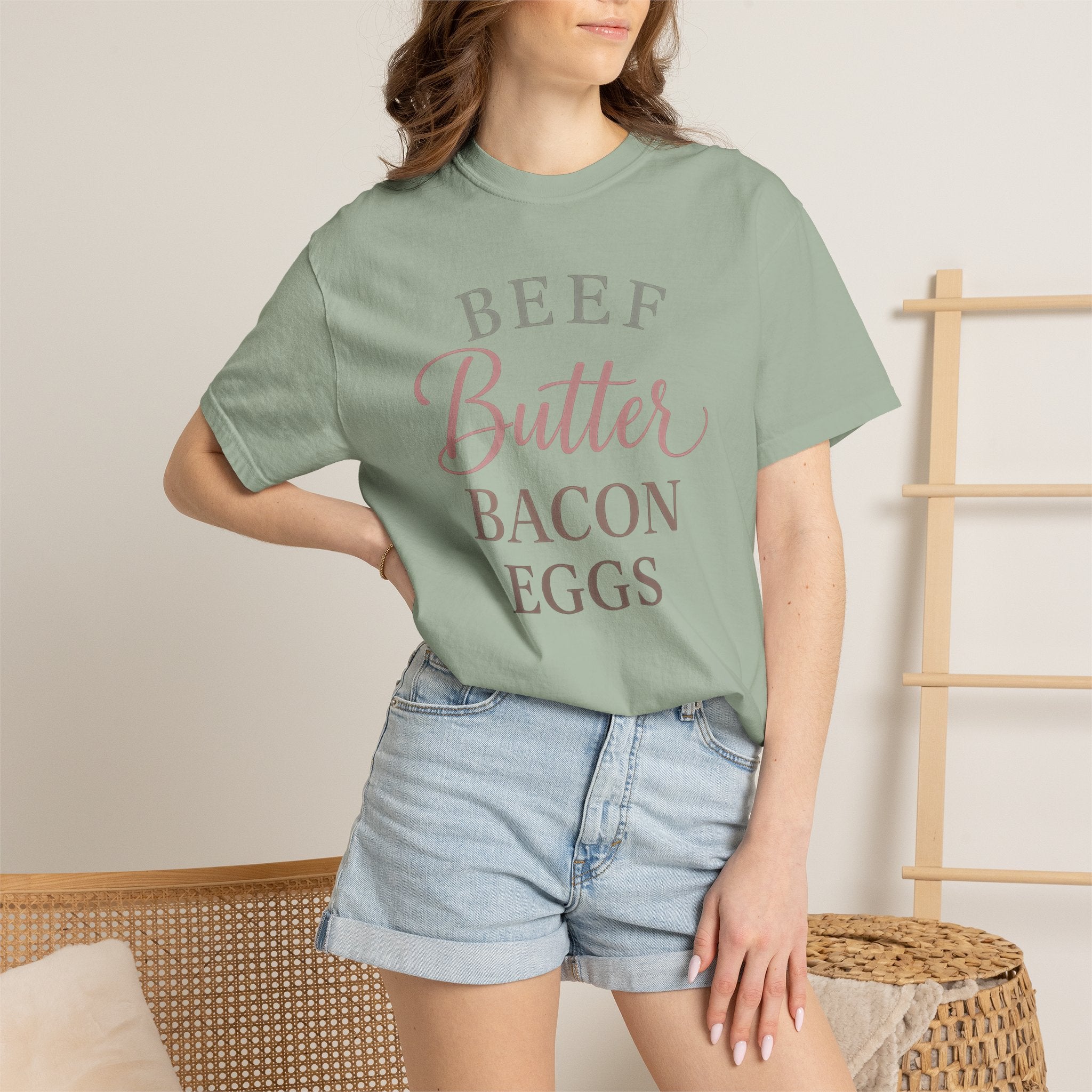 "Beef Butter Bacon Eggs" Carnivore Liftstyle T‑Shirt