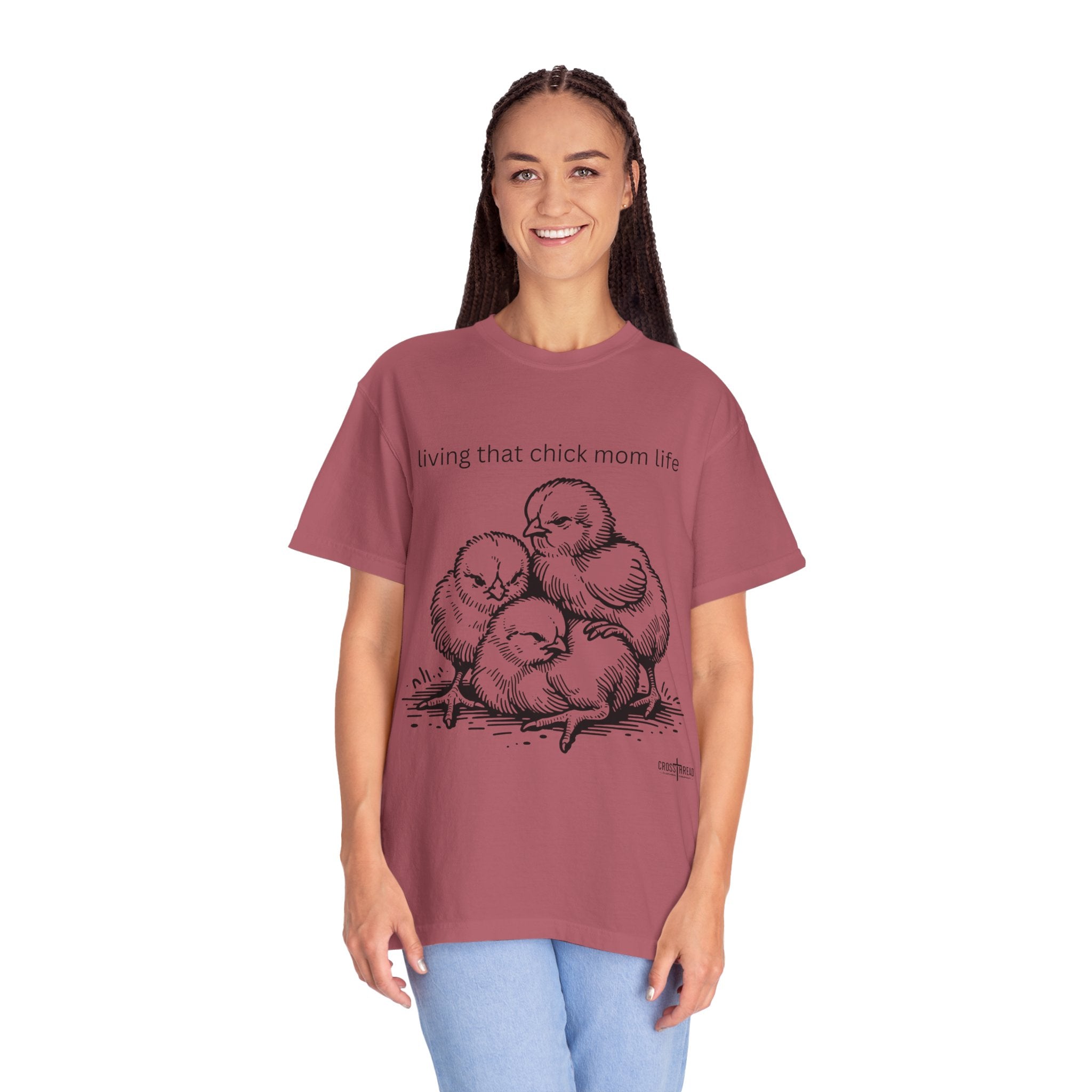 Living That Chick Mom Life Unisex Comfort Colors T-Shirt