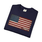 American Flag Big Rig Trucker T-Shirt — Patriotic Semi Truck Tee