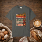 Fall Checklist Comfort Colors Shirt