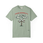 White Christmas Palm Tree T-Shirt – 'Already Dreaming of a White Christmas' Holiday Tee